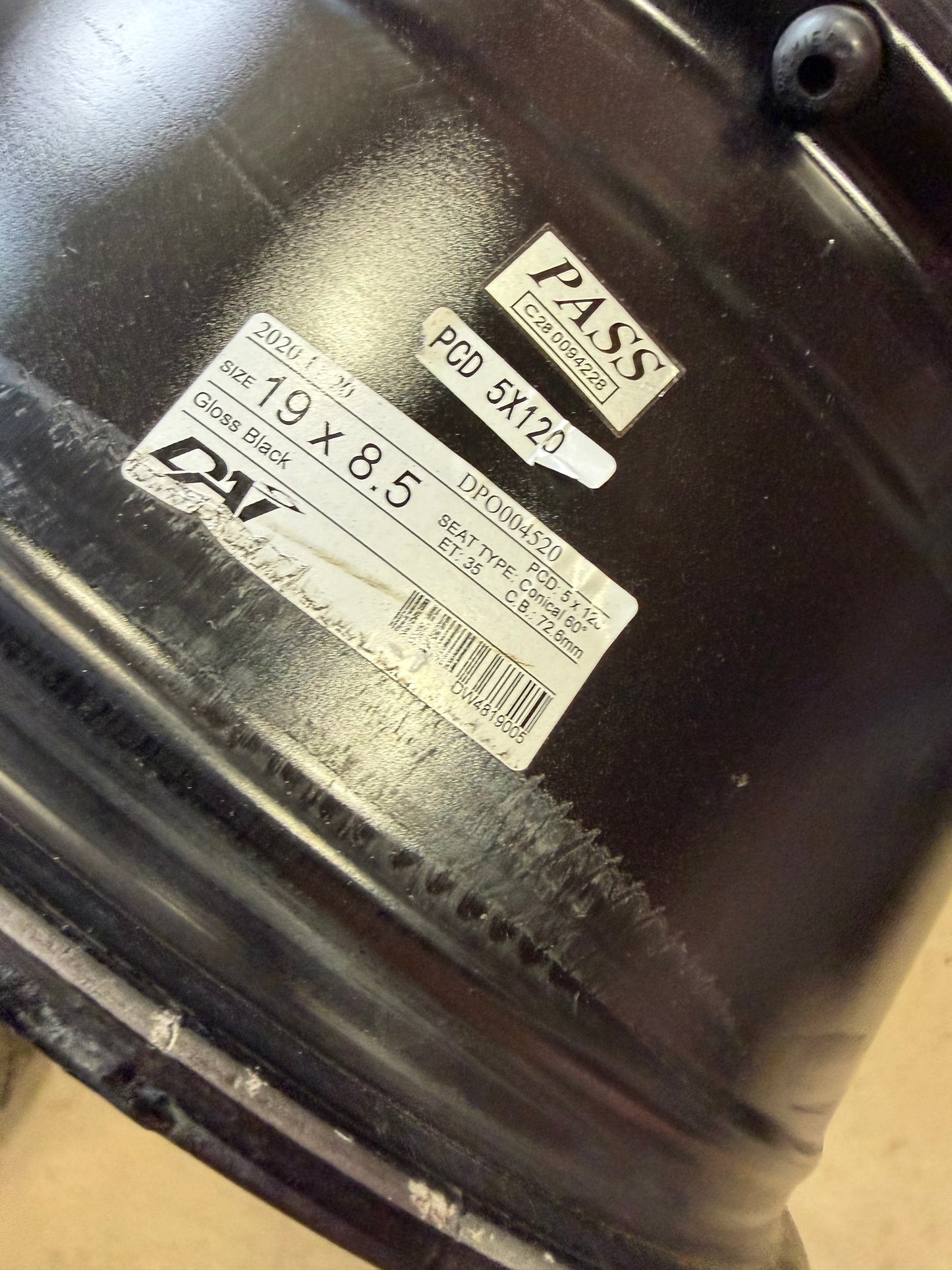 4 mags dai 19 pouces 5x120 a l etat neuf