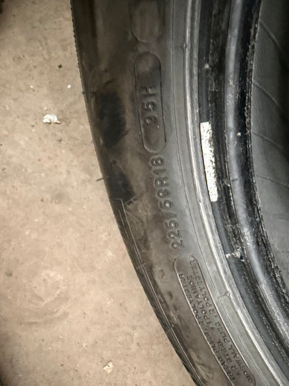 4 pneus d hiver 225/50r18 michelin run flat