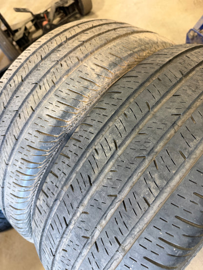2 pneus d ete 225/50r17 continental en bon état