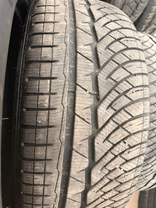 4 pneus d hiver 225/50r18 michelin run flat