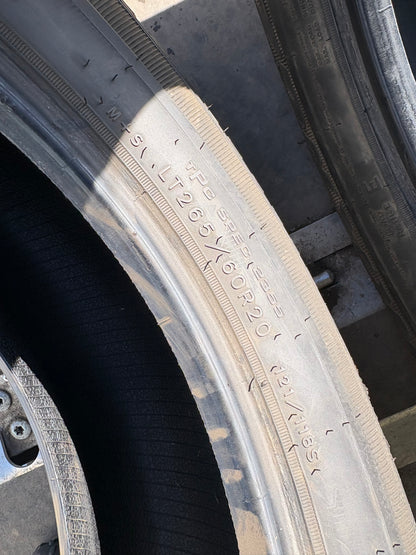 2 pneus d ete neufs lt 265/60r20 good year en liquidation
