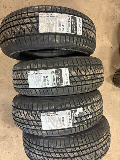 4 pneus d hiver neufs 235/65r17 kumho en liquidation