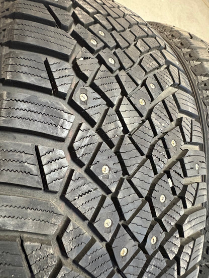4 pneus d hiver 245/50r20 continental a clous a l etat neuf