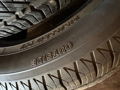 1 pneu d’été 215/55r17 Yokohama en très bon état