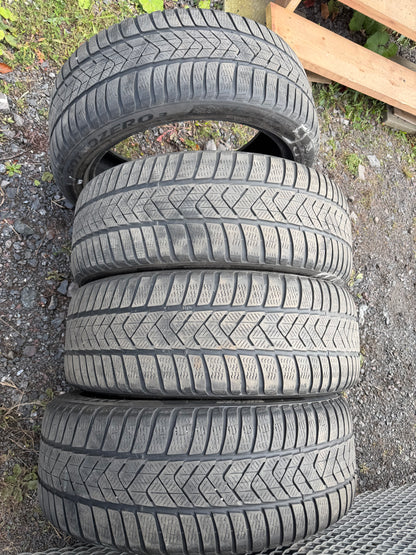 4 pneus d hiver 245/45r20 pirelli run flat