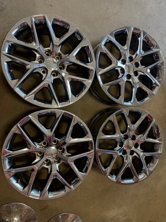 4 mags d origine cadillac escalade neufs 22 pouces 6x139.7 en liquidation
