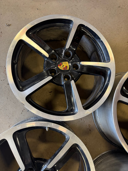 4 mags porsche 20 pouces 5x130 avec valves tpms