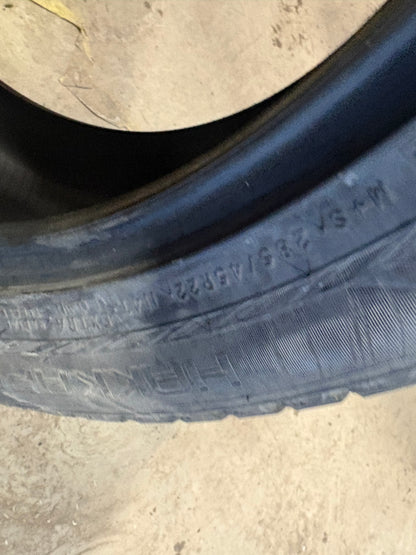 4 pneus d hiver 285/45r22 nokian a clou en tres bon état