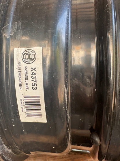 4 roues d acier 17 pouces 5x110 en tres bonne état