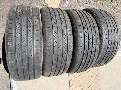 4 pneus d ete 205/55r16 continental en bon etat