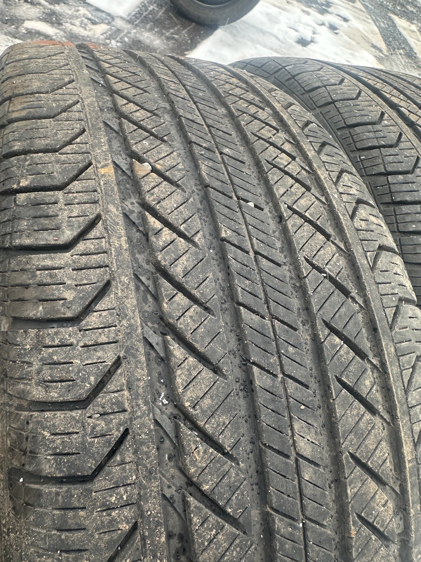 4 pneus d ete 235/50r19 continental run flat