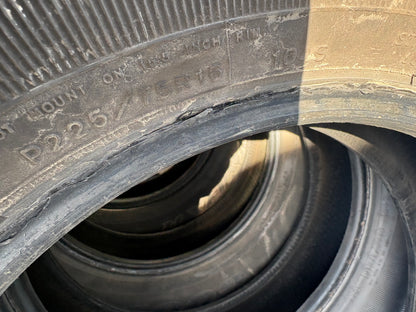 4 pneus d ete 225/75r16 good year