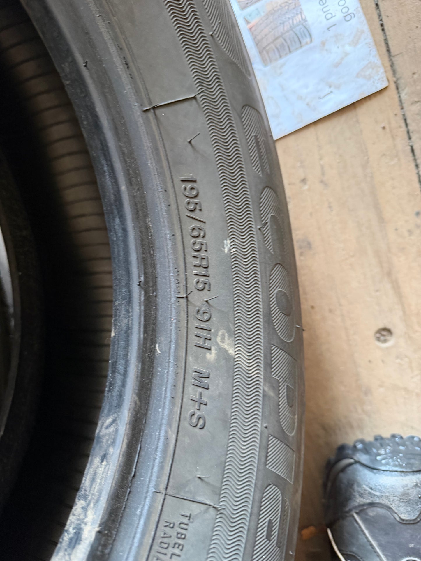 1 pneu d ete 195/65r15 bridgestone