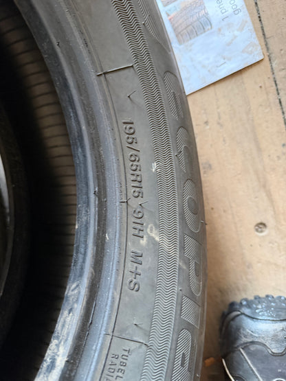 1 pneu d ete 195/65r15 bridgestone