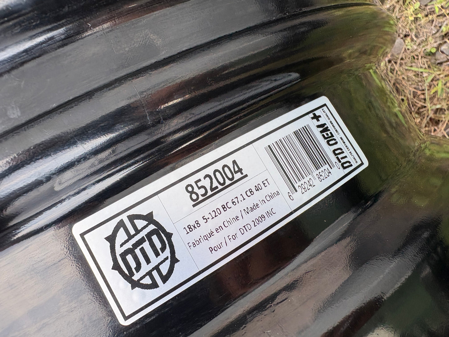 4 roues d acier 18 pouces 5x120 a l etat neuve