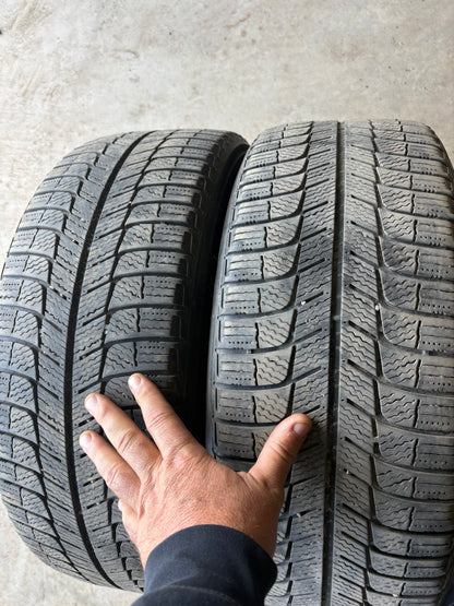 2 pneus d hiver 215/55r17 michelin