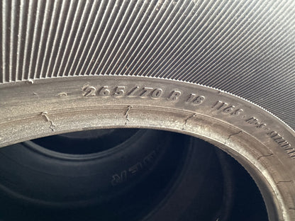 4 pneus d été neufs 265/70r18 general en liquidation