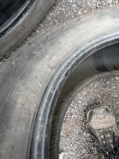 4 pneus d ete 235/65r17 kumho en bon état