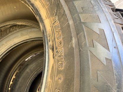4 pneus d hiver neufs 215/60r16 Bridgestone en liquidation