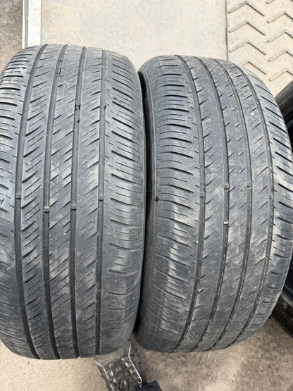 2 pneus d ete 215/55r16 hankook en bon état