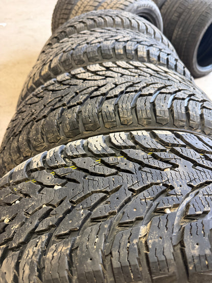 4 pneus d hiver 225/55r18 nokian a l etat neuf