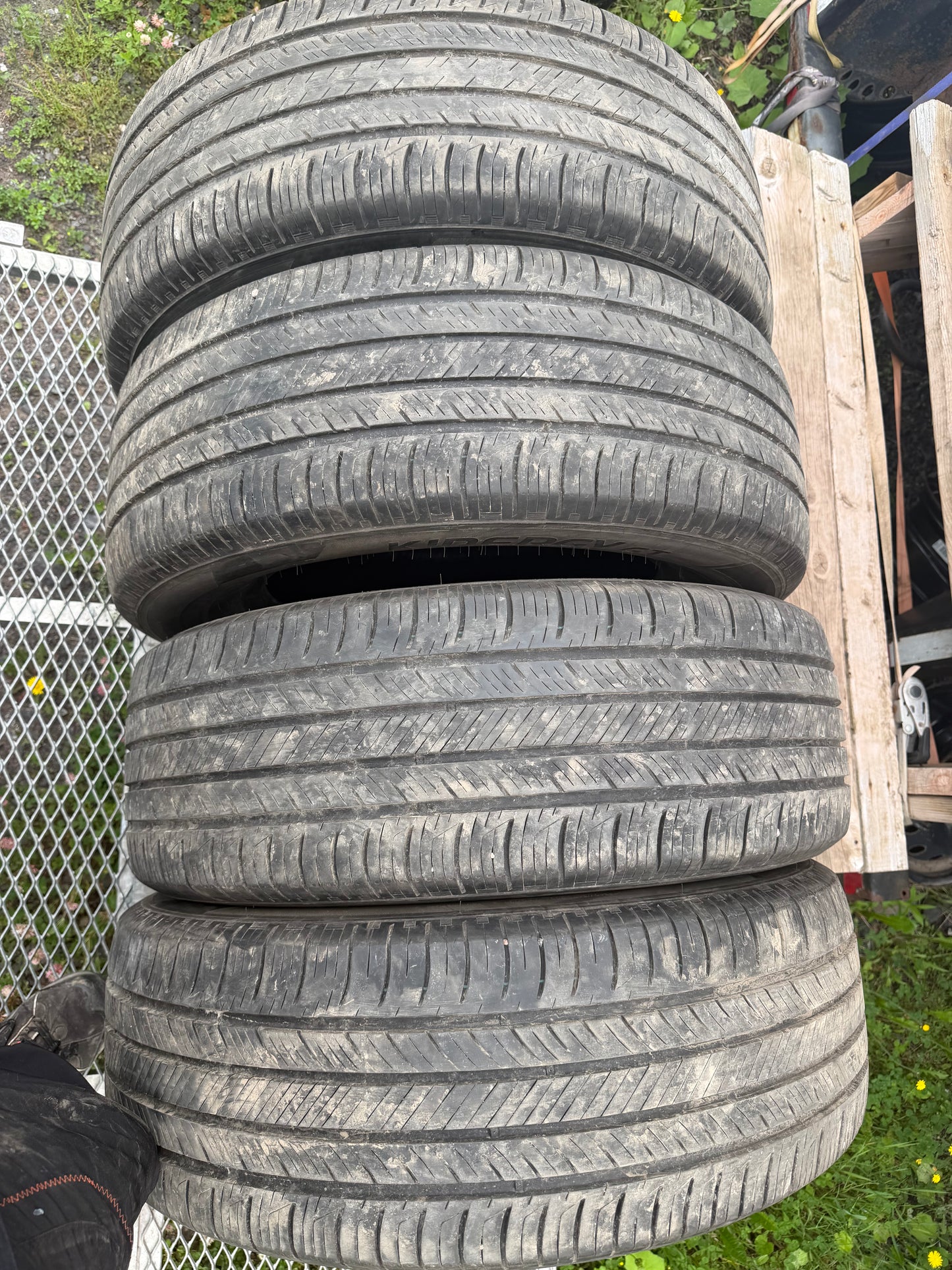 4 pneus d ete 255/65r18 hankook en tres bon etat