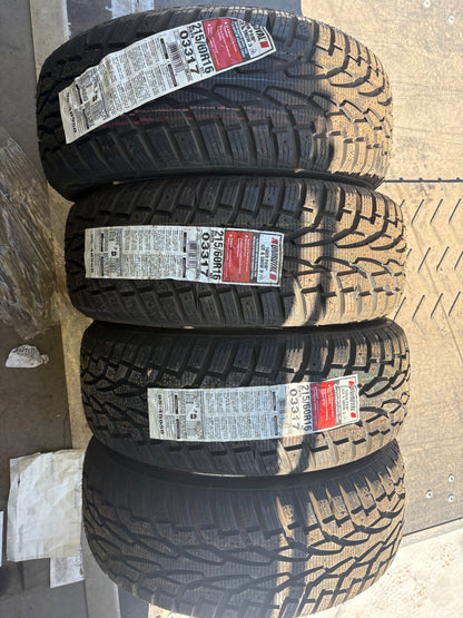 4 pneus d hiver neufs 215/60r16 uniroyal en liquidation