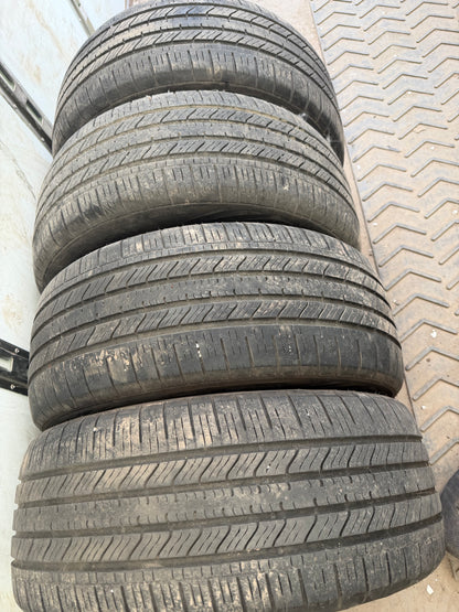 4 pneus d ete 235/55r17 gt radial en bon etat