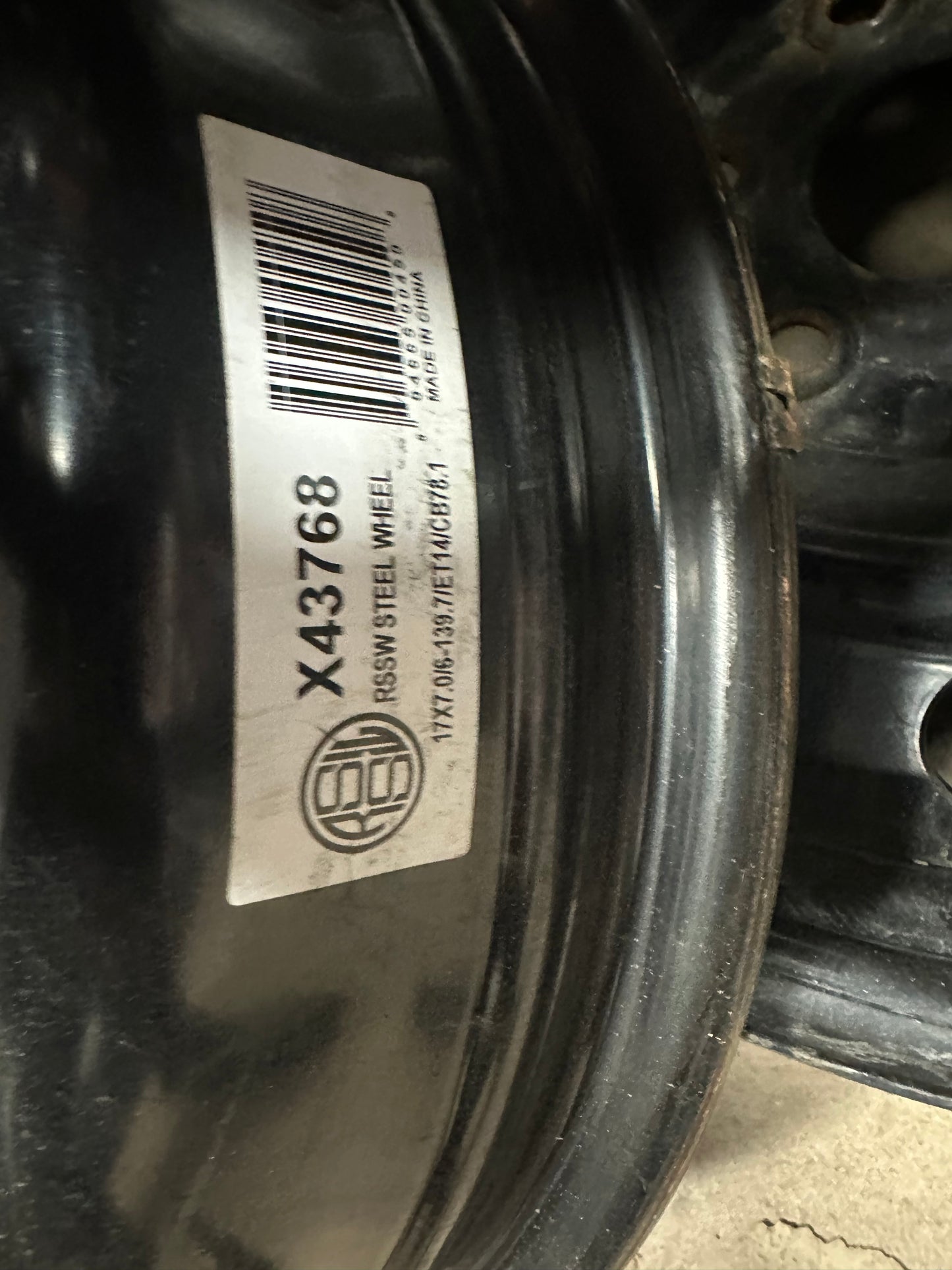 4 roues d acier 17 pouces 6x139.7 pour gmc et chevrolet