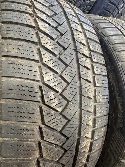 4 pneus d hiver 225/45r18 continental run flat en bon état