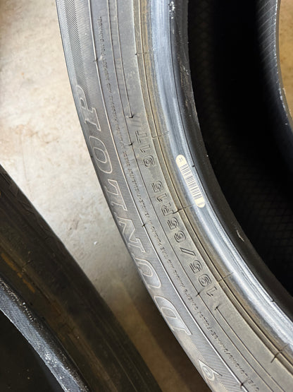 4 pneus d hiver 195/65r15 dunlop a l etat neuf