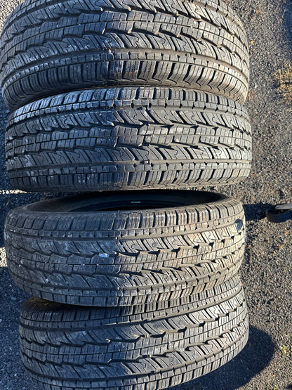 4 pneus d ete 255/70r17 general a l etat neuf