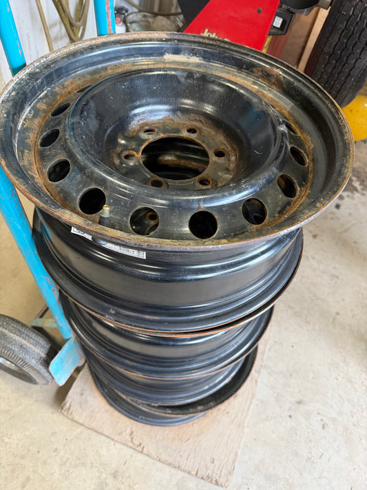 4 roues d acier 17 pouces 6x139.7 pour toyota
