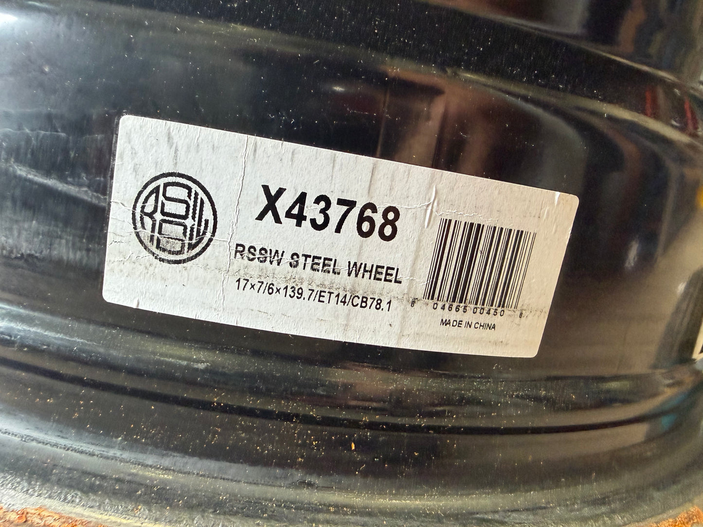 4 roues d acier 17 pouces Chevrolet 6x139.7 avec valves tpms