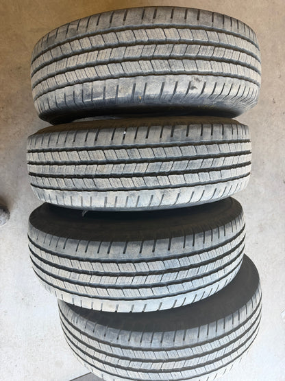 4 pneus d ete lt 245/75r16 Michelin 10 plies