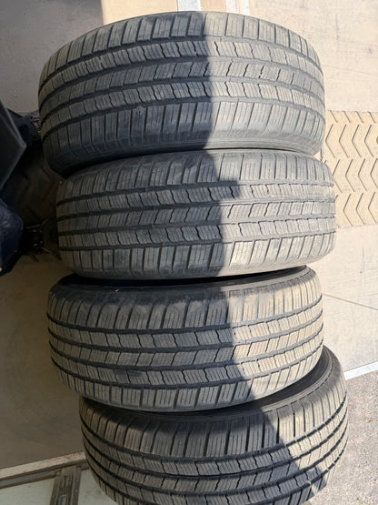 4 pneus d ete 235/55r19 michelin en bon etat