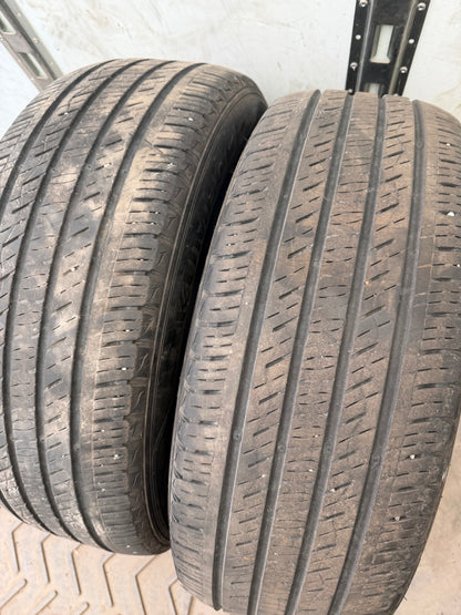 2 pneus d ete 225/60r17 kumho en bon état