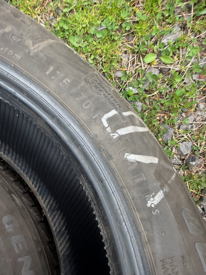 4 pneus d ete 175/70r14 general en bon état