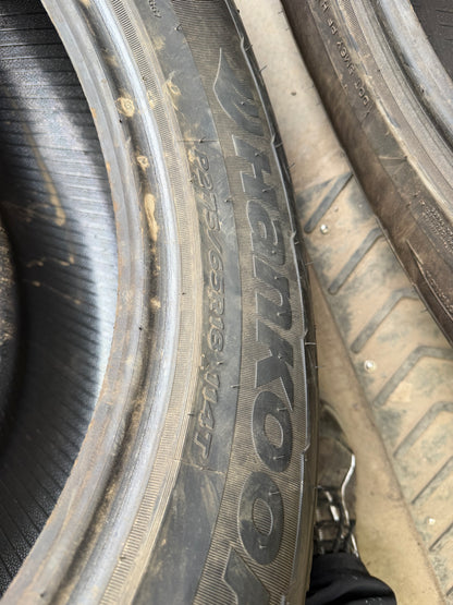 4 pneus d hiver 275/65r18 hankook en bon etat